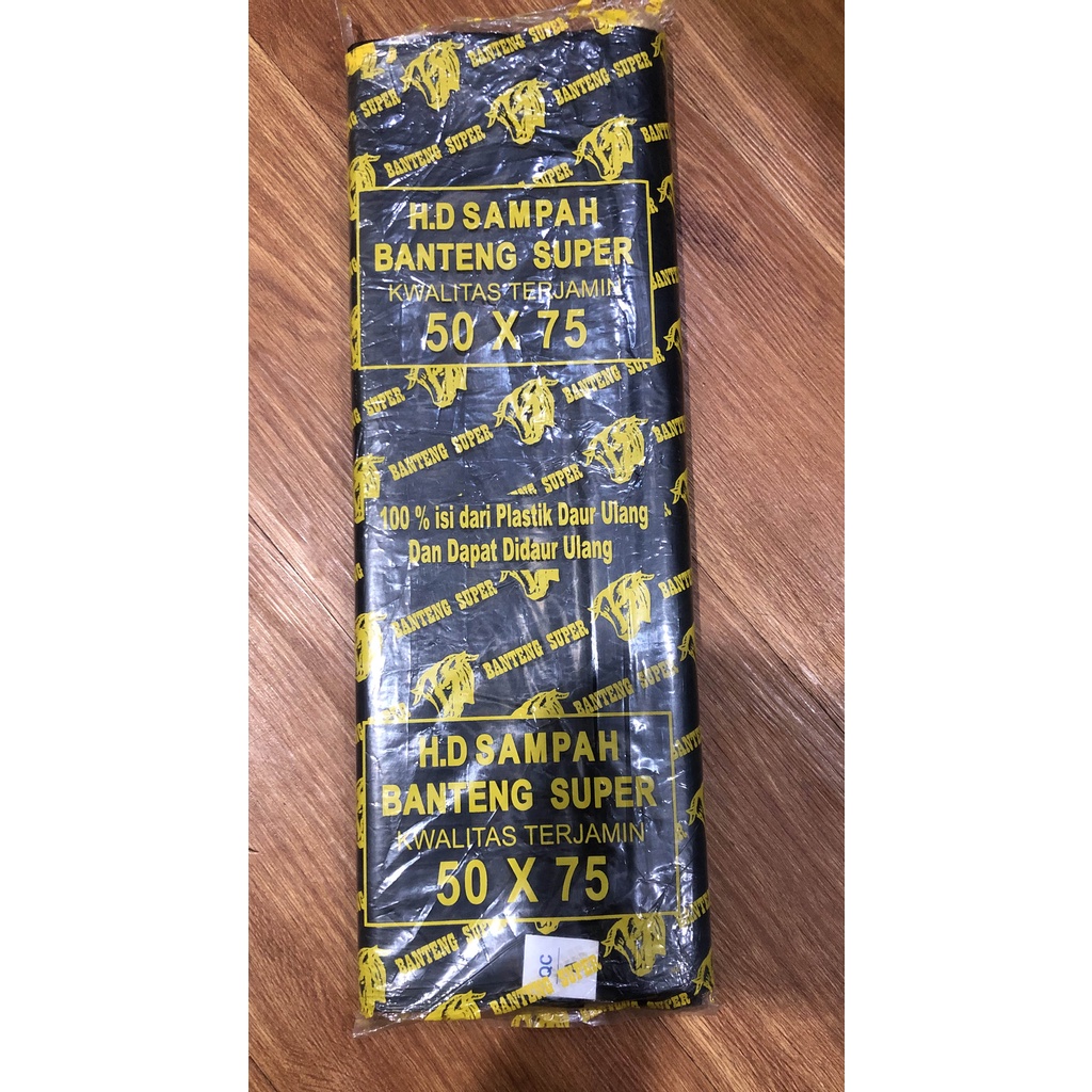 KANTONG SAMPAH TEBAL merk Banteng Super  (1kilo/pak)