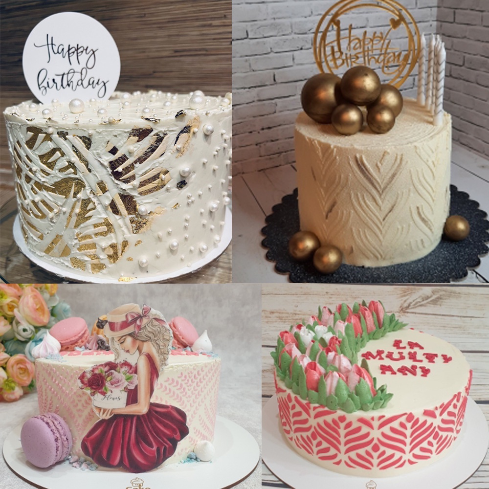 Cake Stencils Lace Pattern Motif Batik Stensil Cake Dekorasi Kue