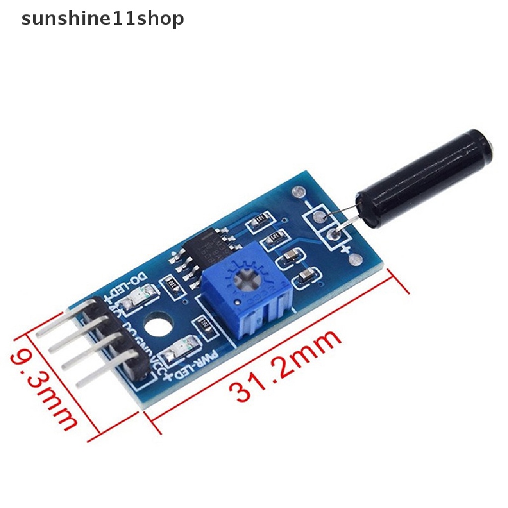 Sho Modul Sensor Getar Biasa Dibuka Tipe SW1801P Saklar Getar Alarm Sensor Module Untuk Arduino Diy Kit N