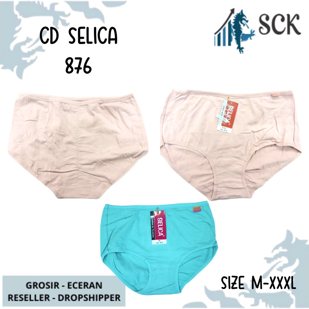 CD Wanita SELICA 876 Bahan Katun / Pakaian Dalam Wanita Seamless- sckmenwear GROSIR