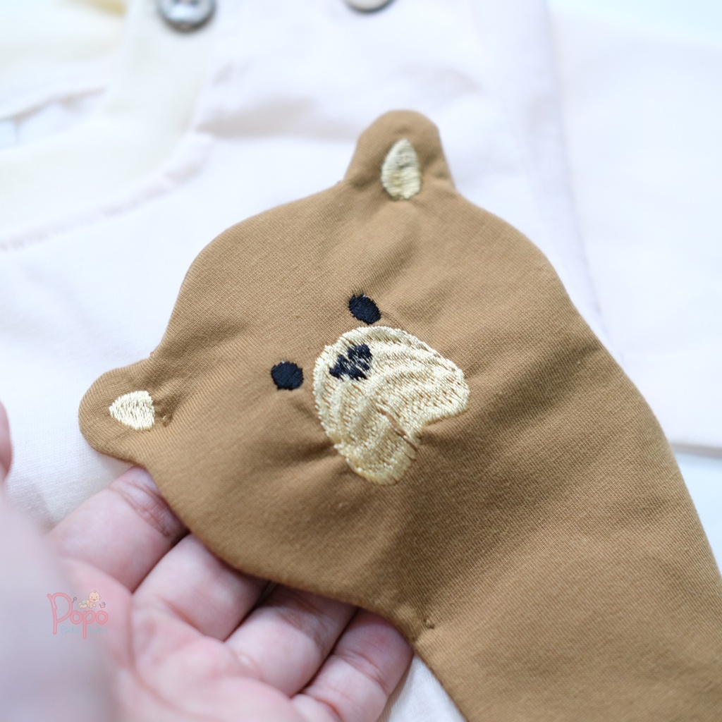 JUMPER PANJANG BAYI/BABY LONG SLEEVE JUMPER ANIMALS SERIES (GAMBAR TIMBUL)