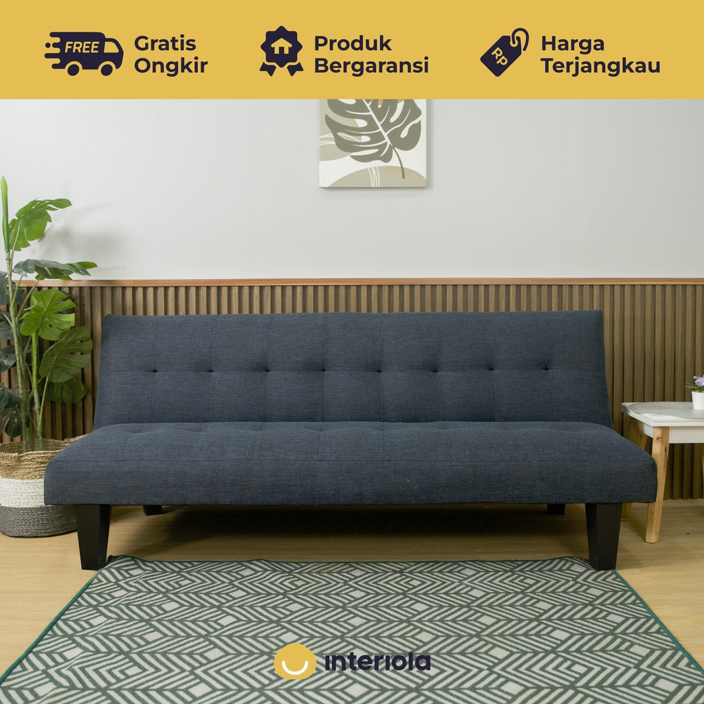 Sofa Bed Tofu Minimalis Kain Hylos | Sofa Bed Tamu