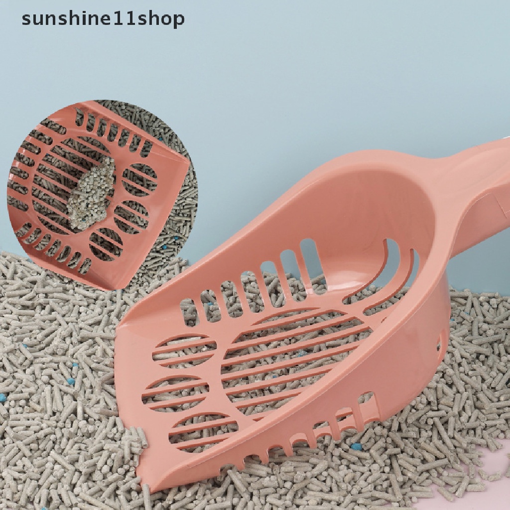 Sho Sekop Kotoran Kucing Fashion Permen Warna Pets Litter Scoopers Pet Cleanning Tool Sendok Plastik Cats Stool Scooper Perlengkapan Kebersihan N