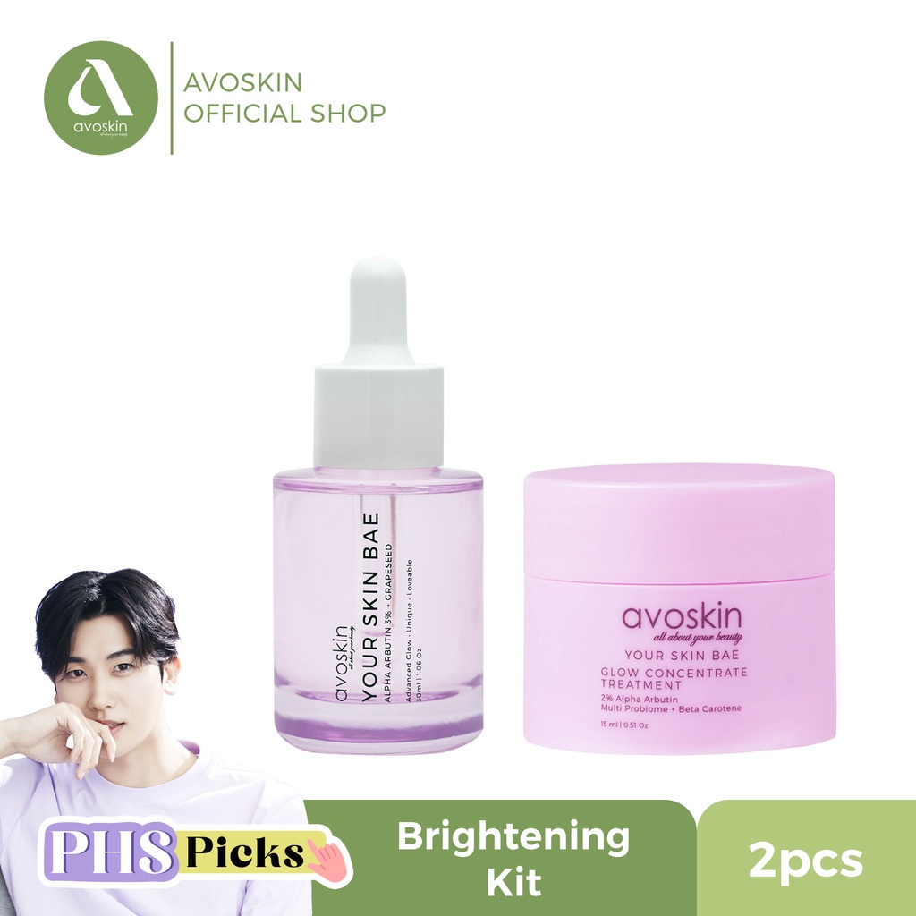 Paket Skincare-Avoskin PHS Pick Brightening Kit-Mencerahkan Kulit
