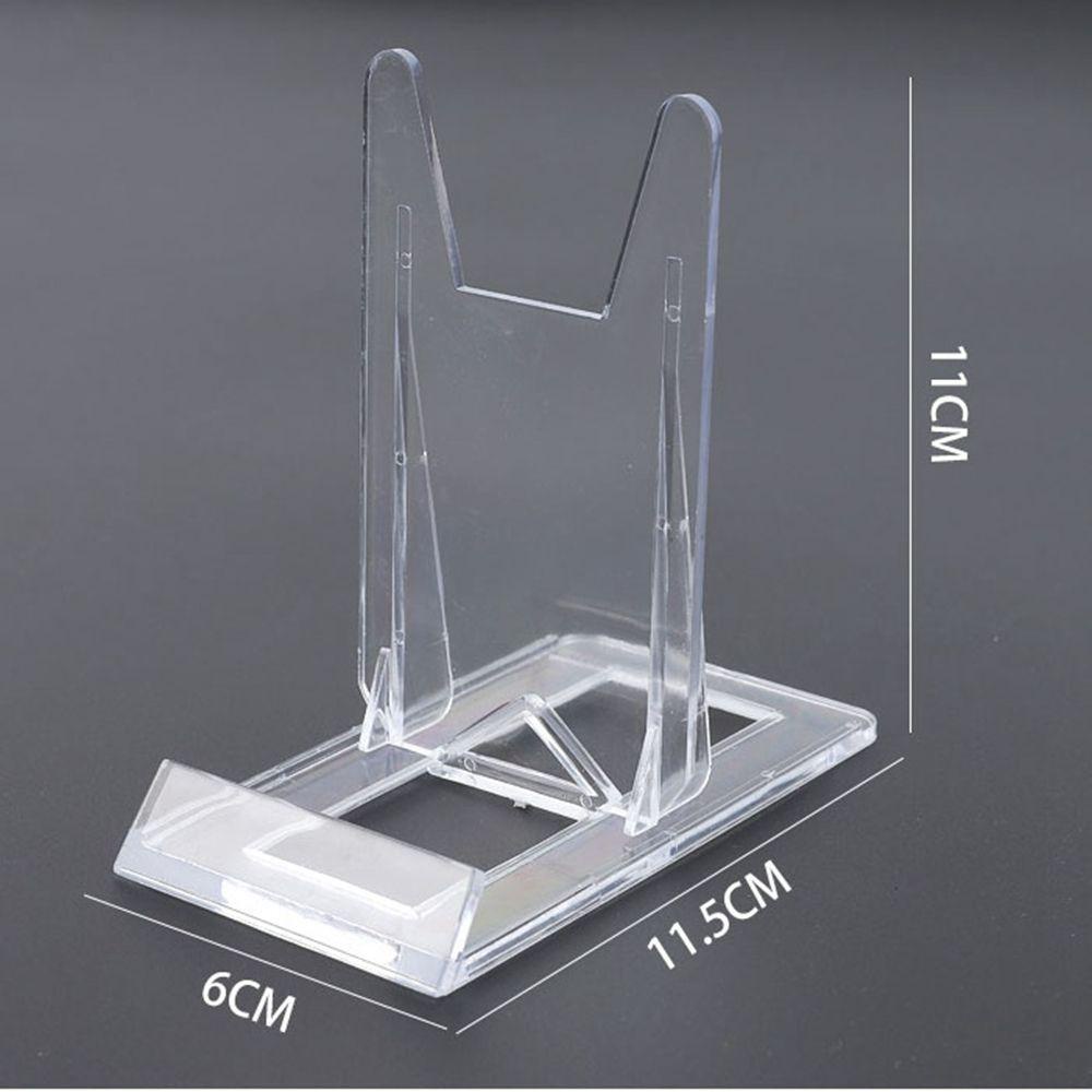 Stand Pajangan AUGUSTINA Stand Foto Serbaguna Tahan Lama Tempat Kartu Nama Holder Piring Plastik Dua Sekat