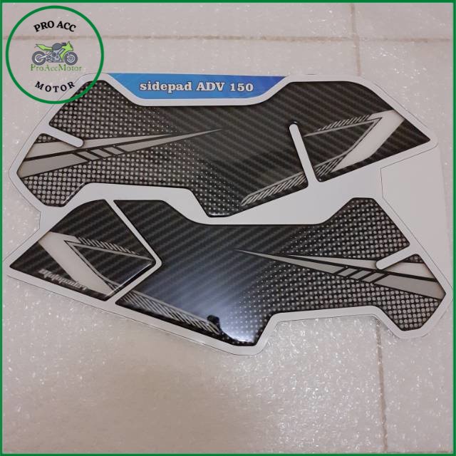 Stiker Timbul Resin Sidepad Honda Adv 150