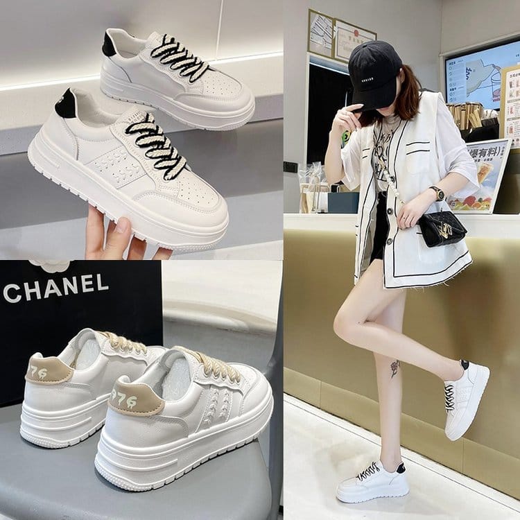 ( AMOUR ) Sepatu Sneakers Wanita Simple Hang Out Santai Premium Import Fashion Korea 5508