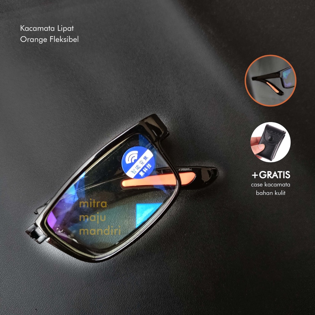 Kacamata Baca Plus Auto Focus Adjust Lipat Anti Radiasi Anti UV Rose murah