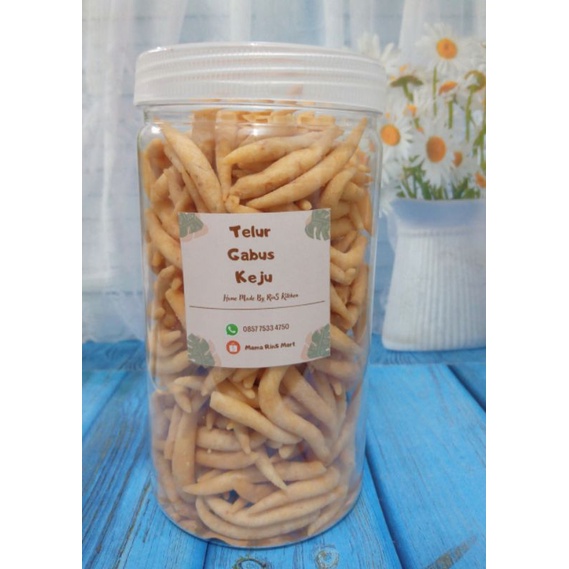 

(PO) Telur Gabus Keju 300gr (kemasan toples)