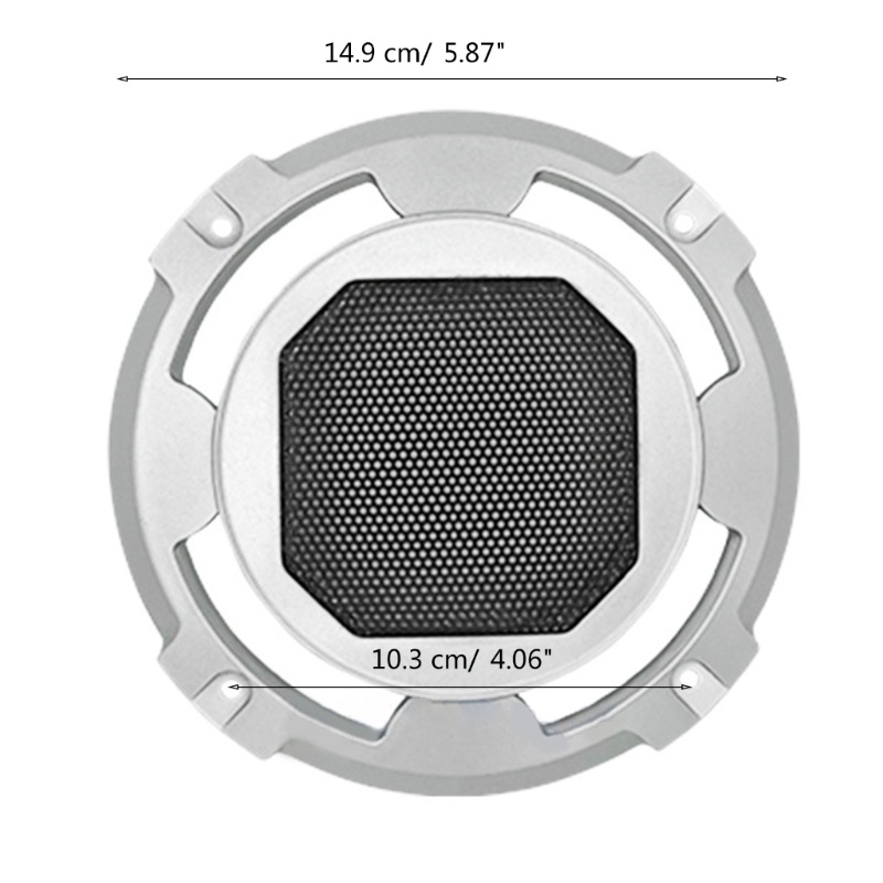 Bt Cover Lingkaran Panggangan Speaker Bulat 5in, Cover Pelindung Panggangan Speaker Dekorasi Untuk Speaker Mobil, Speaker Rumah