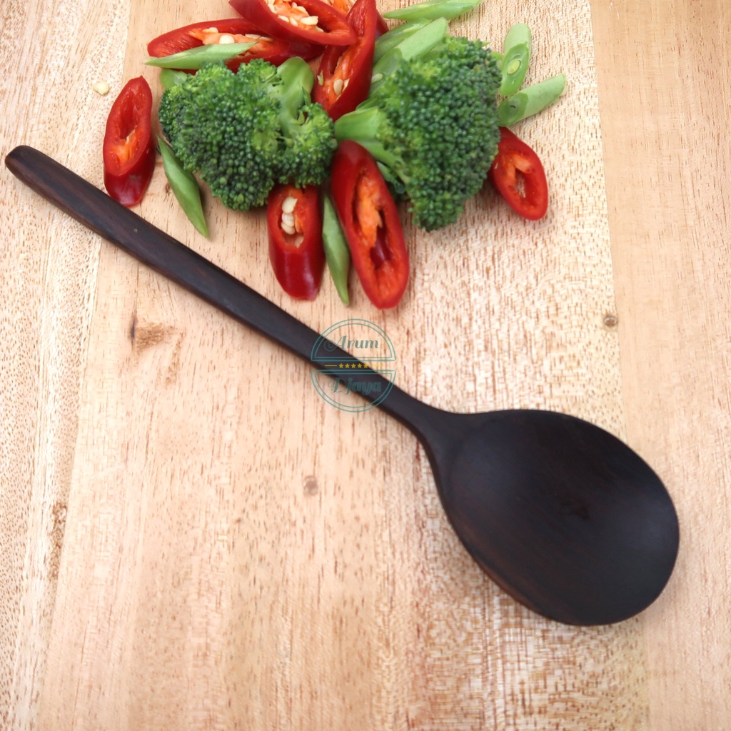 Sendok Makan Kayu Sendok Makan Aesthetic Dekorasi Photo Makanan Souvenir Sendok Wooden Spoon