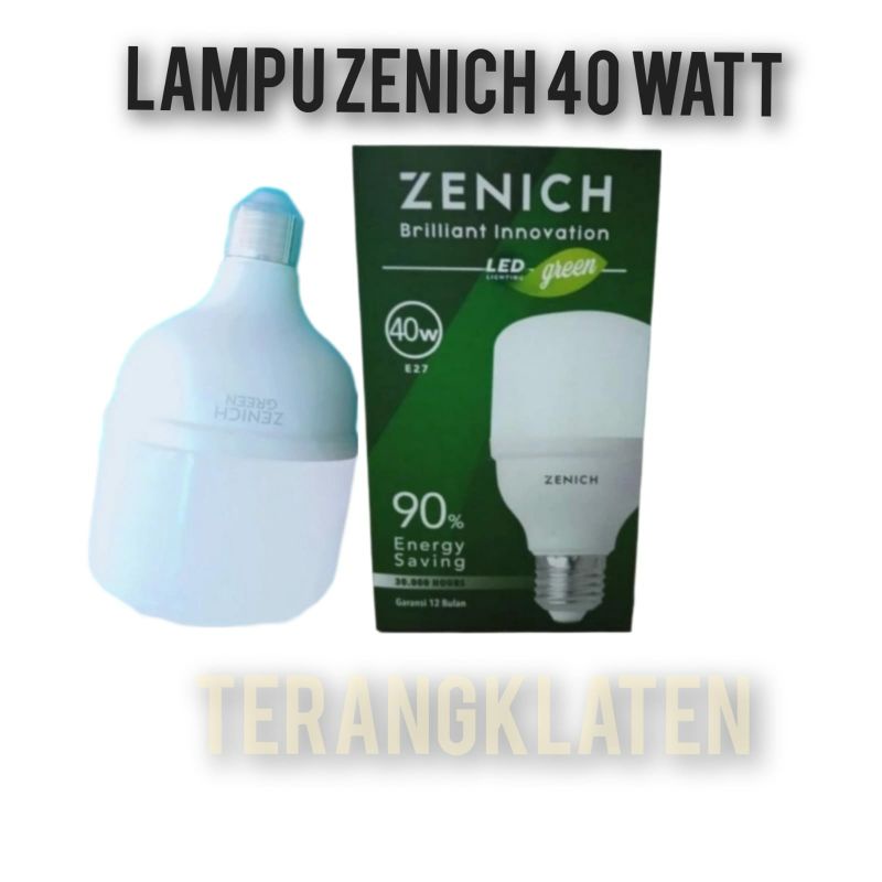 LAMPU LED ZENICH 40 WATT LAMPU BOHLAM LED PUTIH ZENICH 40 WATT