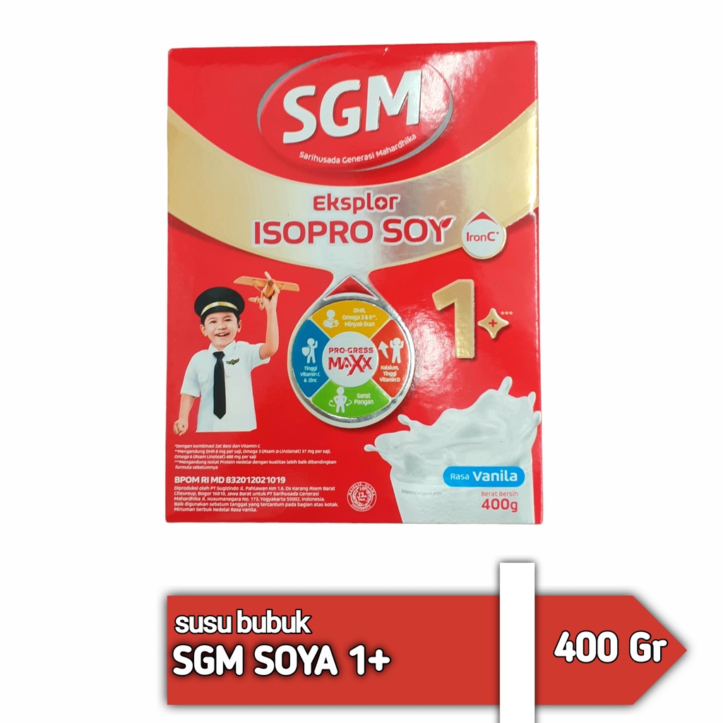 SGM SOYA 1+ Vanilla 400 Gr