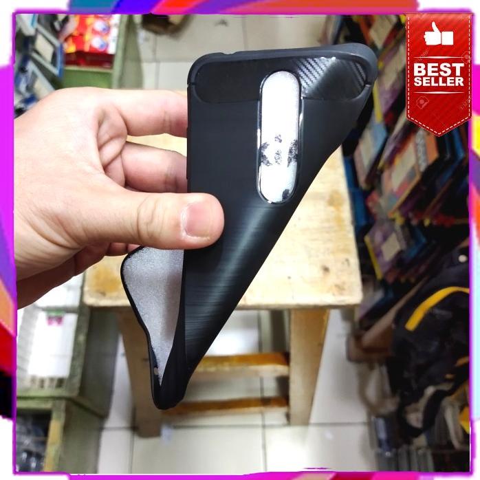 Nokia 5.1 Plus Softcase Karet Hitam Silikon