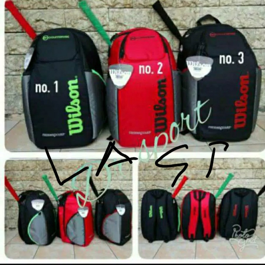tas ransel wilson..badminton/tenis