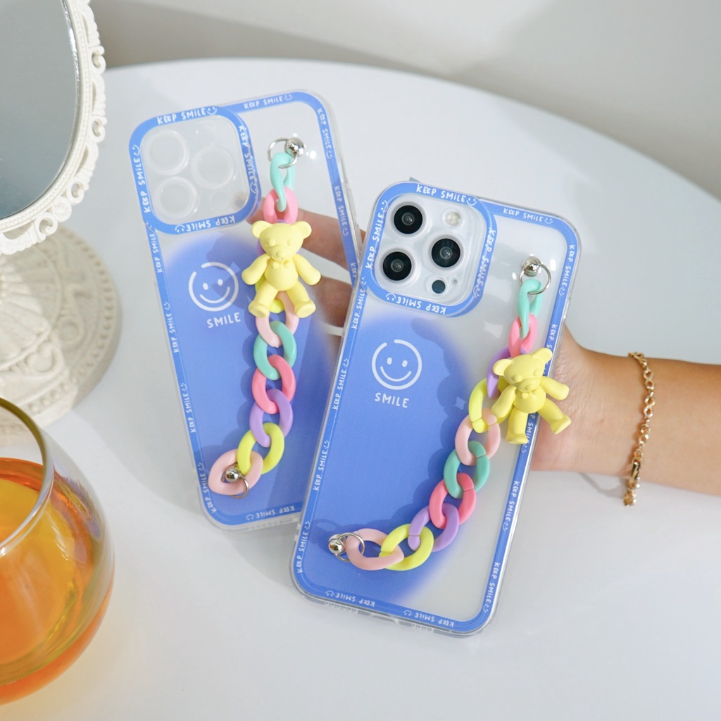 Softcase Motif Rantai Bear INFINIX Hot 9 Play [TP06] INFINIX NOTE 11S HOT 12i HOT 10 PLAY HOT 12 PLA