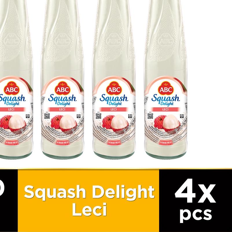 

➯ ABC Sirup Squash Delight Leci 450 ml - Multi Pack 4 pcs ☑