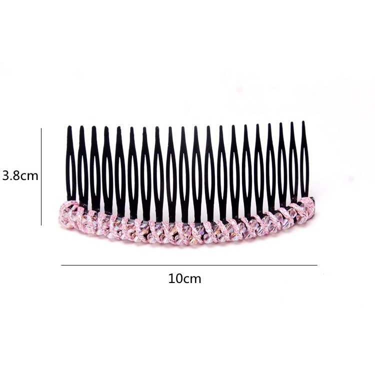 ⭐️𝐈𝐇𝐒 𝟐𝟗𝟑 𝐋𝐚𝐦𝐩𝐮𝐧𝐠⭐️Sirkam Plastik Kristal Hair Comb Sirkam Rambut Mata Sisir Sunggar Kristal