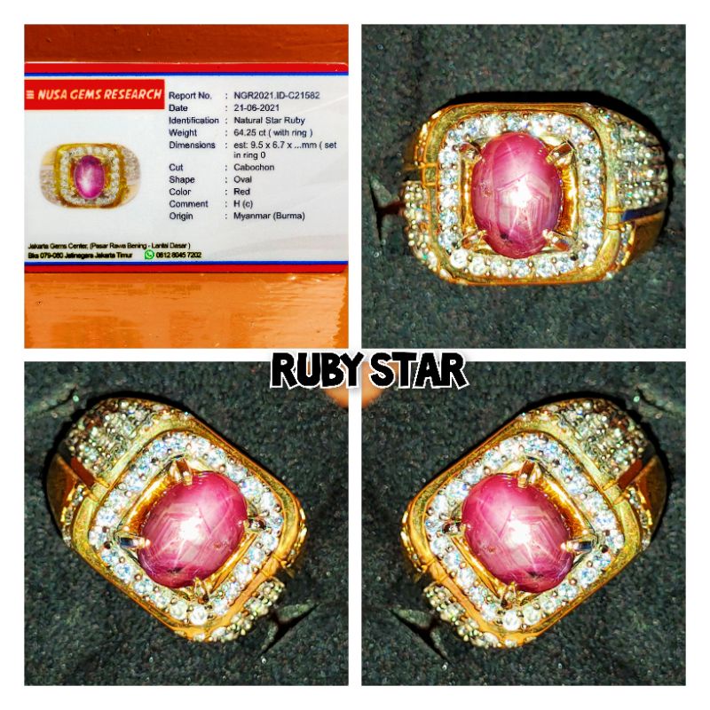 NATURAL RUBY BURMA BELANG