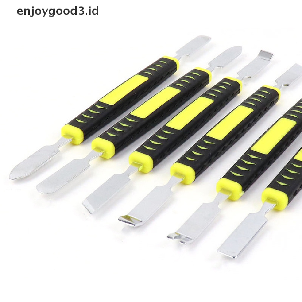 [Rready Stock] Linggis Logam 6pcs Metal Spudger Pry Opening Repair Tools Kit Untuk Ponsel (ID)