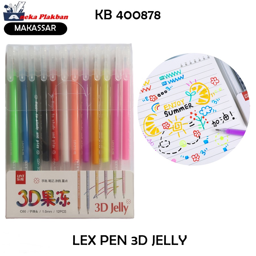 

LEX GEL PEN 3D JELLY PEN 3 DIMENSI