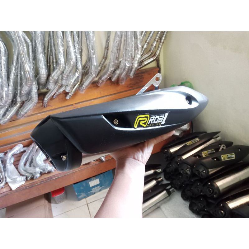 silincer knalpot racing rob1 nmax aerox Lexi Vario PCX beat