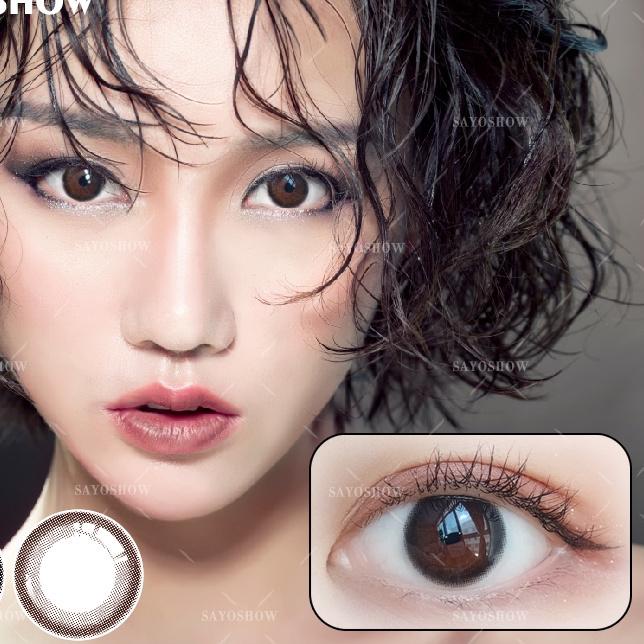 ➺ ✔️100% ORI SAYOSHOW DORANORA Sepasang Soflen Hitam Minus 14 mm ( NORMAL S/D-8.00) Contact lens Sof