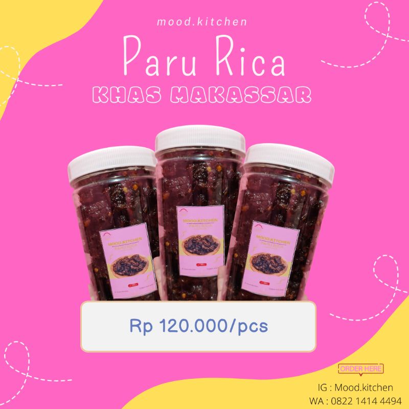 

Paru Rica Pedas Ukuran Besar/500gr
