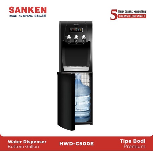 Dispenser Sanken HWD-C500E Galon Bawah Pendingin Kompresor