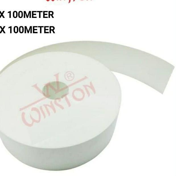 ۝ Vinil Putih Dop Dof Edging Putih Plimir PVC Roll 100meter ❄