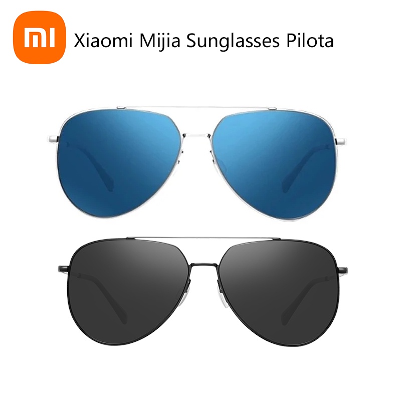 Xiaomi Mijia Sunglasses Pilota for Men Women UV400 Oilproof HD Nylon Polarized Glasses for Drive Outdoor Travel Sports Anti-UV