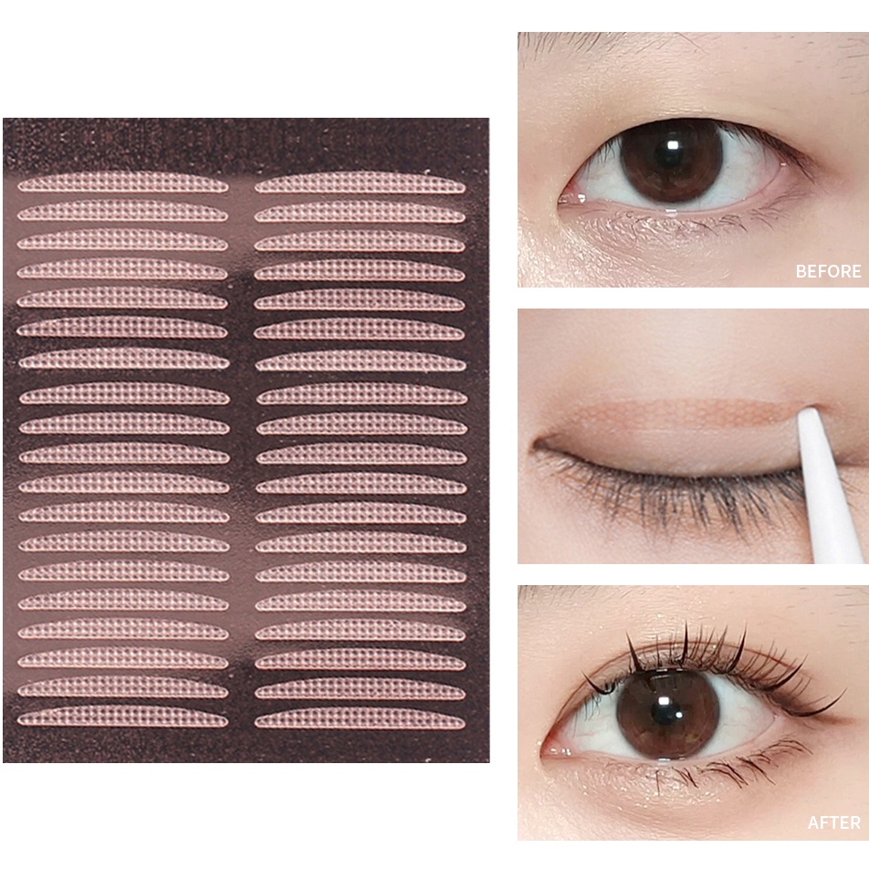 [Harga Grosir] 60 * 80mm Stiker Kelopak Mata Ganda Tahan Air Tak Terlihat Jejak Rose Gold Tempelan Kelopak Mata Ganda Banyak Model Firm Double Eyelid PasteMakeup Tools