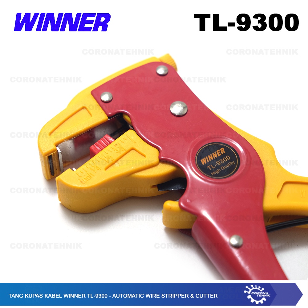 Automatic Wire Strippe &amp; Cutterm - Tang Kupas Kabel Winner TL-9300