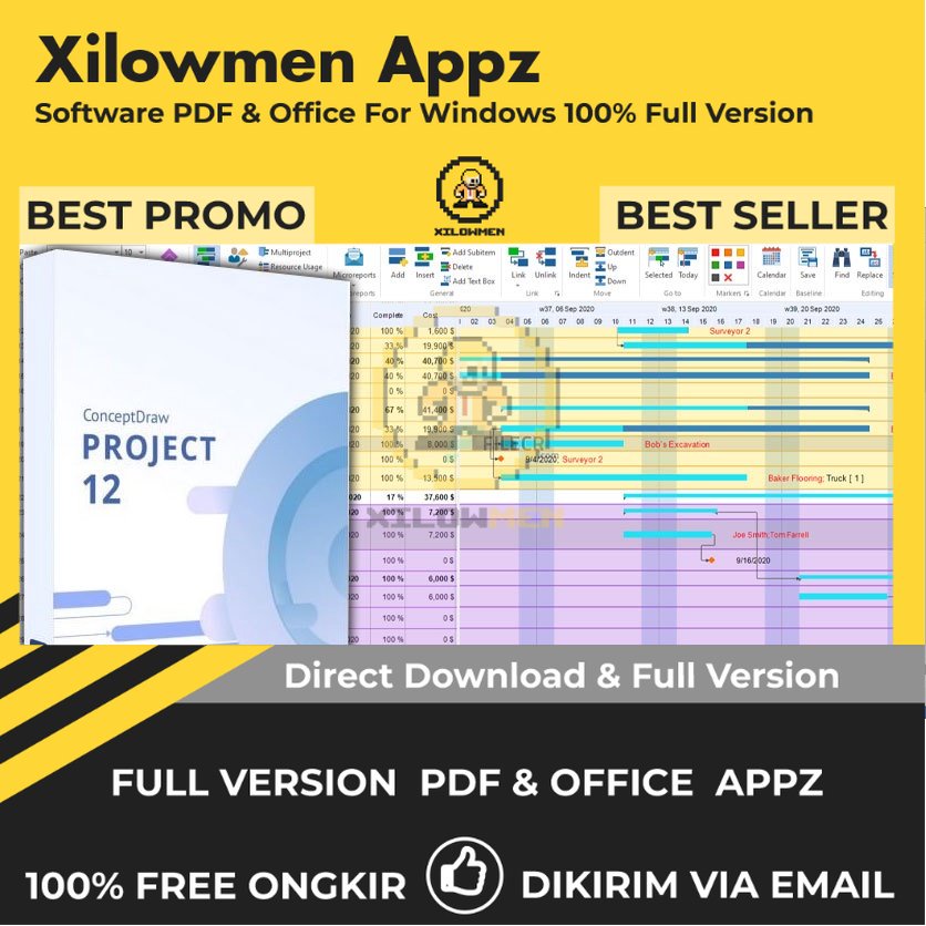 [Full Version]  ConceptDraw PROJECT Pro PDF Office Lifetime Win OS