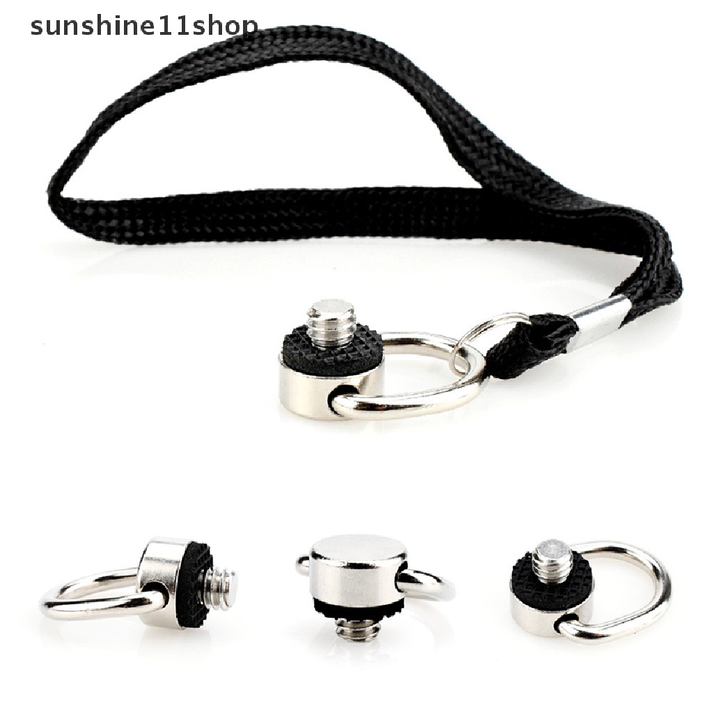 Sho D ring camera screw mount 1per4 strap screw quick release Plat Sekrup adapter Untuk Kamera Fotografi Aksesoris N