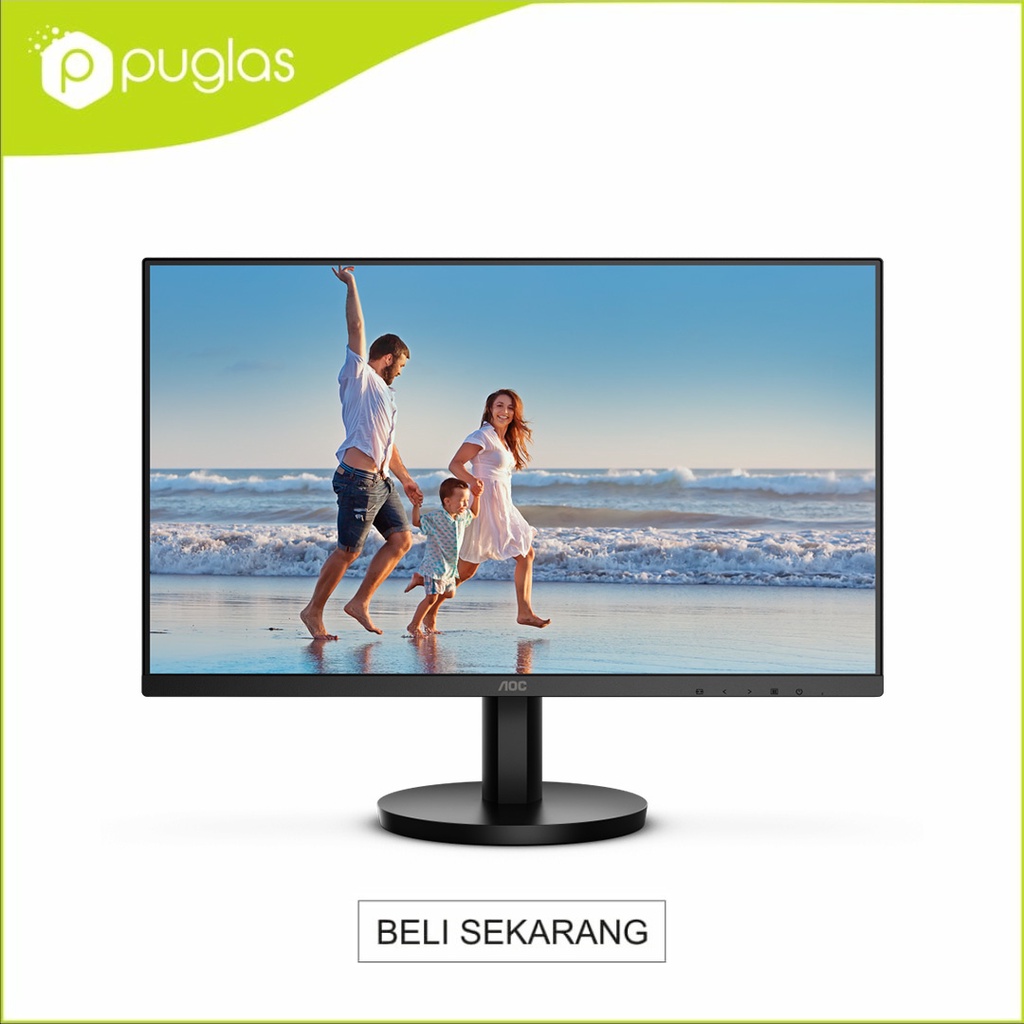 Monitor LED AOC 24B3HM VA 24" Full HD VGA HDMI For Laptop PC Komputer