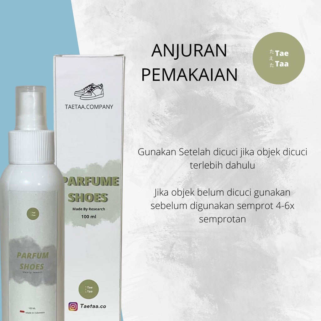 Paket Bundling Sabun Cuci Sepatu Dan Parfum Sepatu AntiBau Bakteri 100Ml Taetaacompany