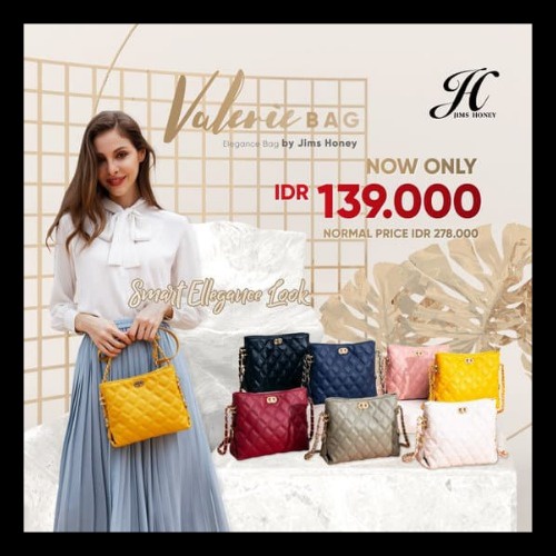 Valerie Bag Tebus Gabby Elica Wallet Tas Jimshoney Selempang Pesta Main Original JH Unik Lucu