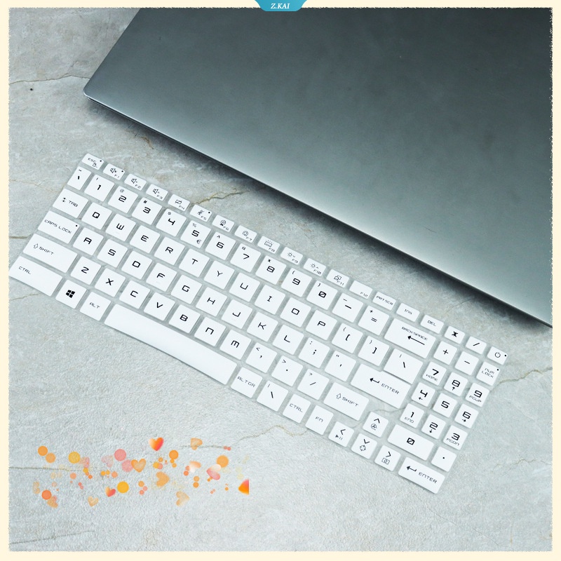 1pc Cover Keyboard 15.6 &quot;Laptop Silikon Melindungi Kulit Microstar MSI Pedang15 GF66/Pulse GL66 Film Debu Laptop [ZK]