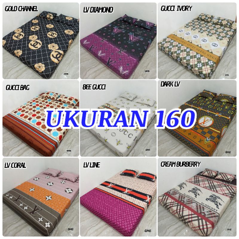 SPREI KATUN GUCCI/LV/DIOR UKURAN 160