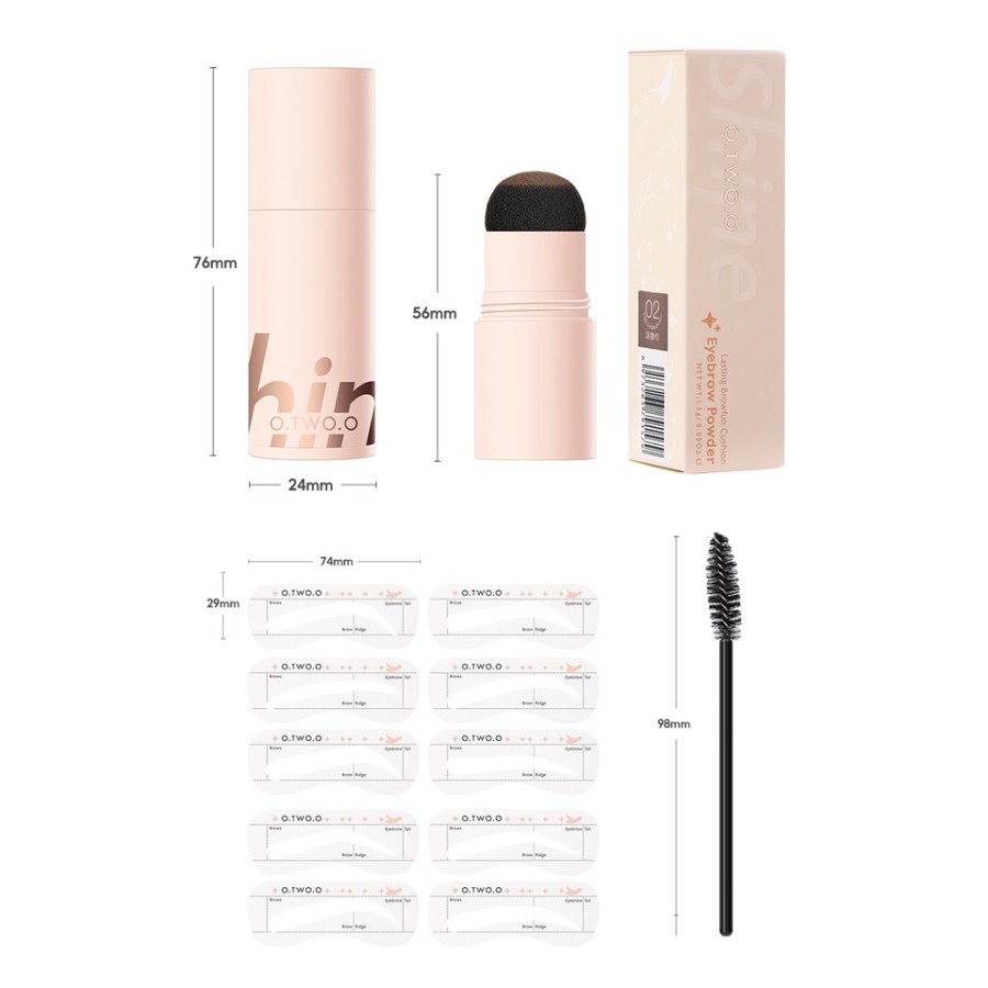 OTWOO Eyebrow Cushion Stamp Waterproof Brow Stamp