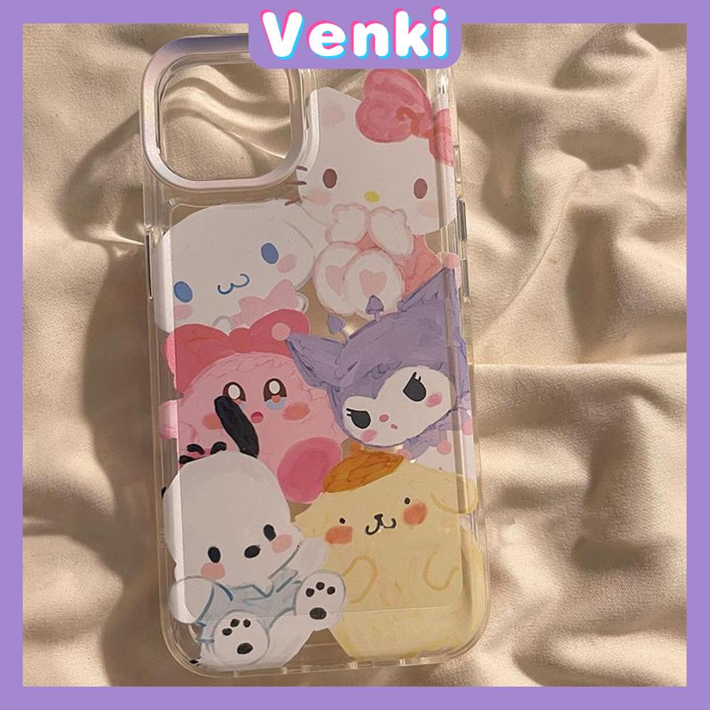 Case For iPhone 11 Soft TPU Transparent Space Case Cute Cartoon Case Plating Buttons Camera Protection Shockproof For iPhone 14 13 12 11 Plus Pro Max 6 7 8 Plus XR XS