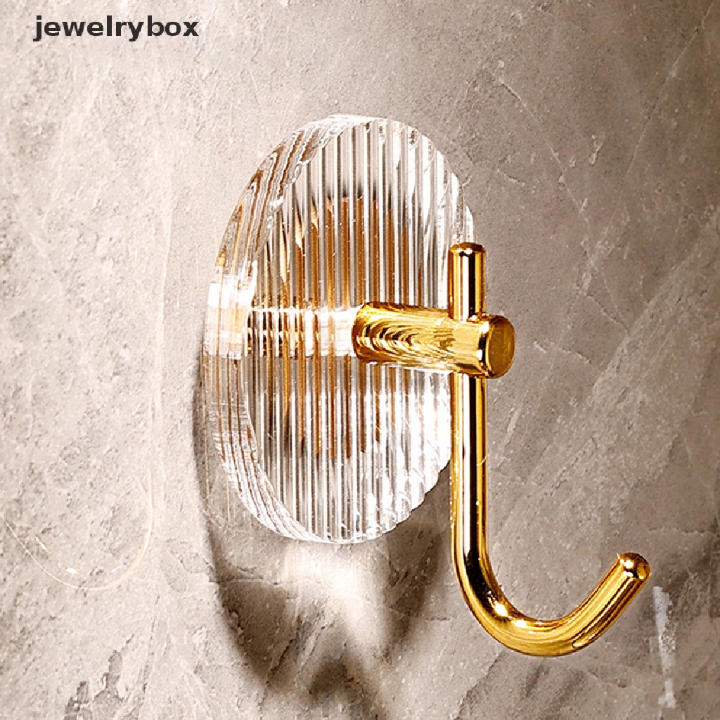 [jewelrybox] Wall Hook Perekat Kuat Handuk Gantung Dinding Gantungan Baju Kunci Tas Holder Butik