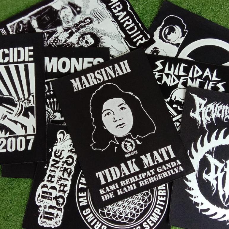 ⚡GROSIR⚡ Backpatch Sablon/Patch Punggung Suicidal Ramones Marsinah/Emblem Belakang Jaket