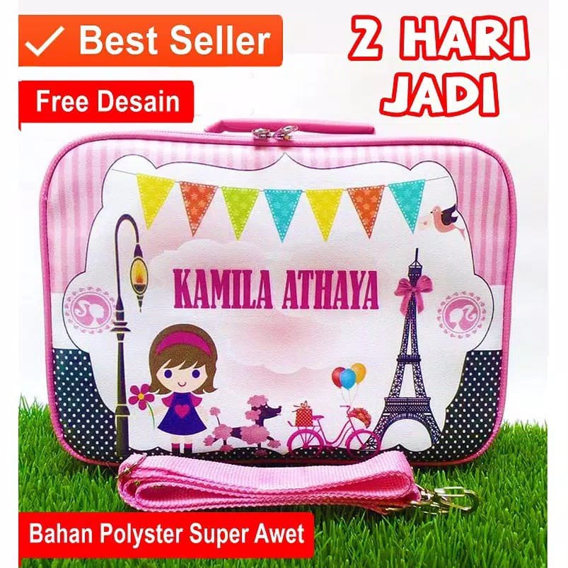 Jual Tas Ultah Anak / Tas Souvenir Anak / Tas Ultah Pakai Nama / Tas