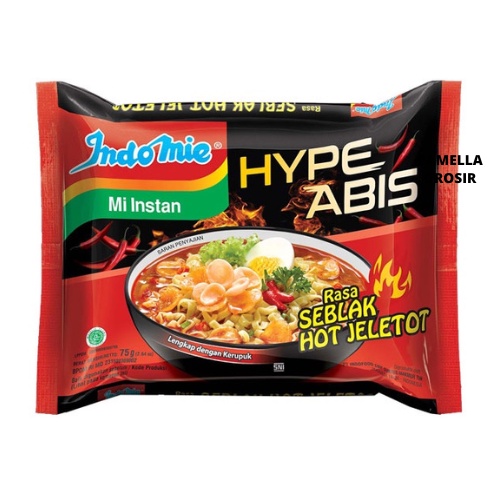 

INDOMIE HYPE ABIS MI KUAH REBUS RASA SEBLAK HOT JELETOT INDOMI PEDAS MIE INSTAN INDO MIE INSTANT HIPE HAYPE