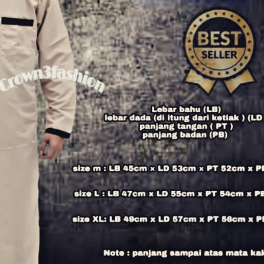 ♠ √ ~ JUBAH ARAB AL HUDAN √Jubah Gamis Pria / Jubah Saudi ♣