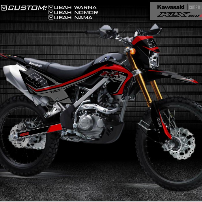 DECAL KLX BF 150 / Sticker decals klx / stiker decal klx A12
