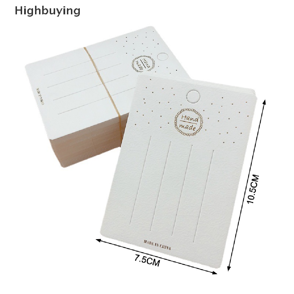 Hbid 50PCS Putih Lucu hairpin card Trinket packaging Karton Pajangan Rambut Hair Clip Glory