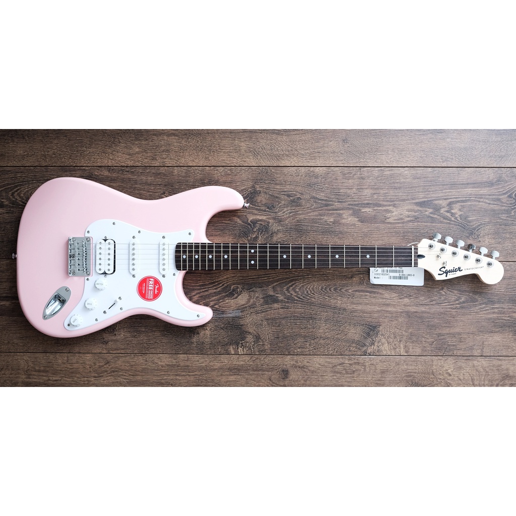 Gitar Elektrik Squier Bullet Stratocaster Hardtail Shel Pink